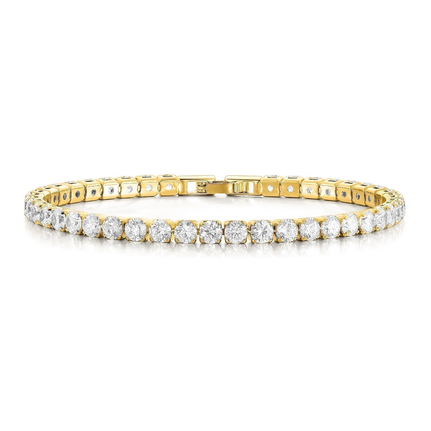 GOLD TENNIS BRACELET