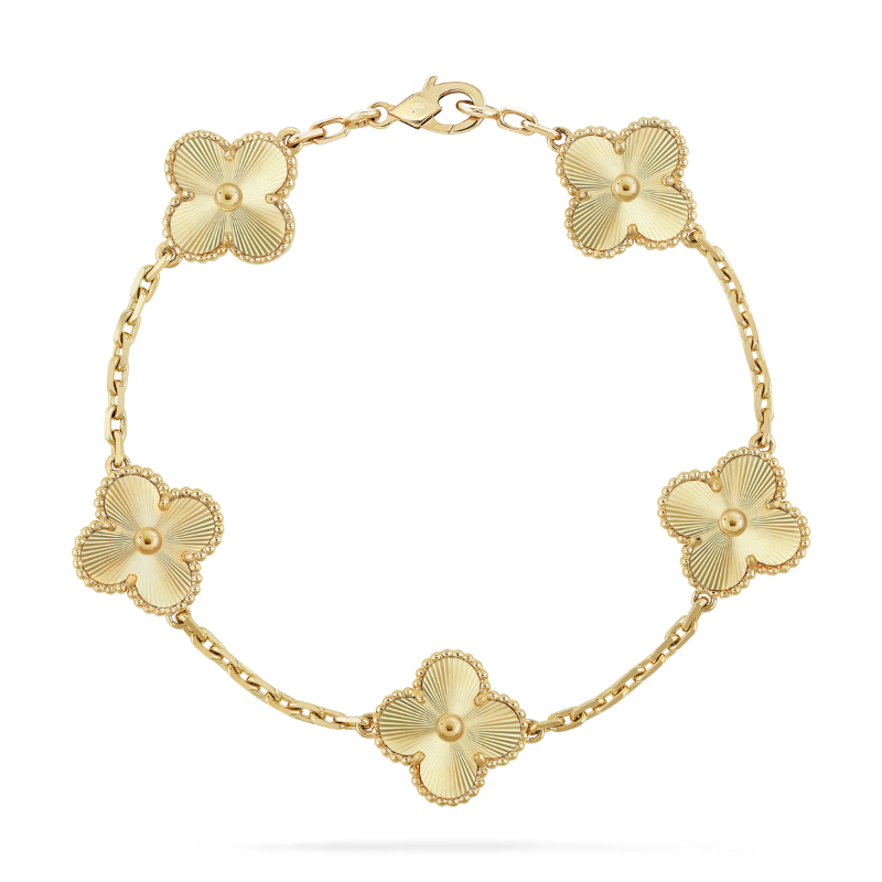 AMOR FLORAL BEAUTY ARMBÅND - GULD 