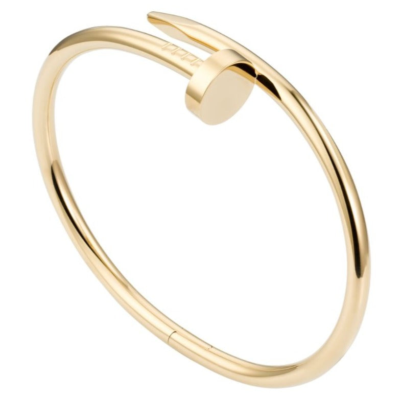 18K GOLD NAIL BRACELET